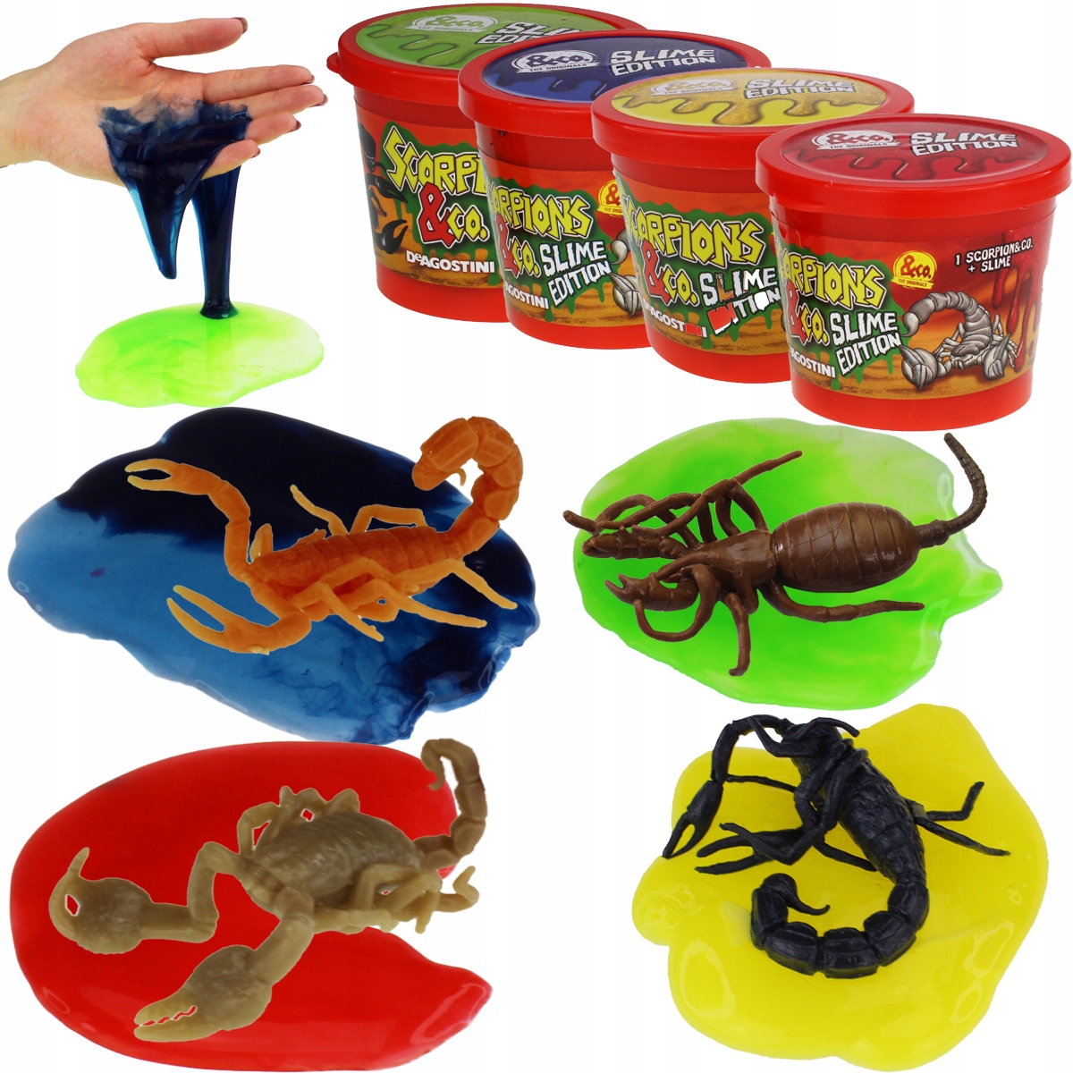 

Glut Slime Masa Plastyczna Skorpion 4 szt Gluty