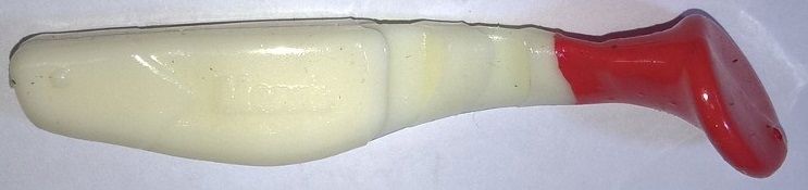 Manns Predator 2 7cm Biały czerwony ogon