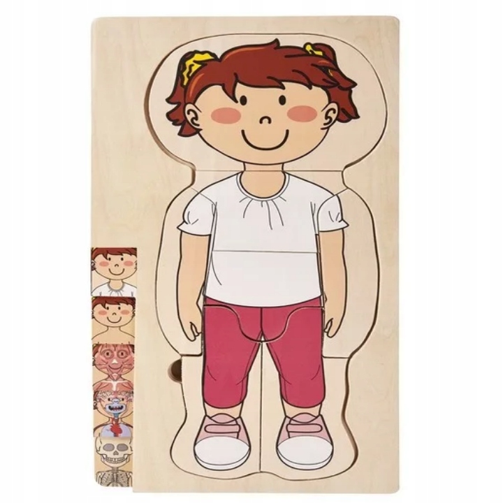 

Playtive Puzzle edukacyjne 2D ciało dziewczynki