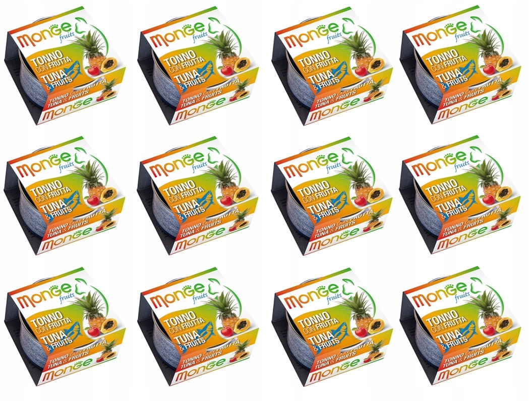 Levně Monge Fruit – tuňák s ovocem 12 x 80 g