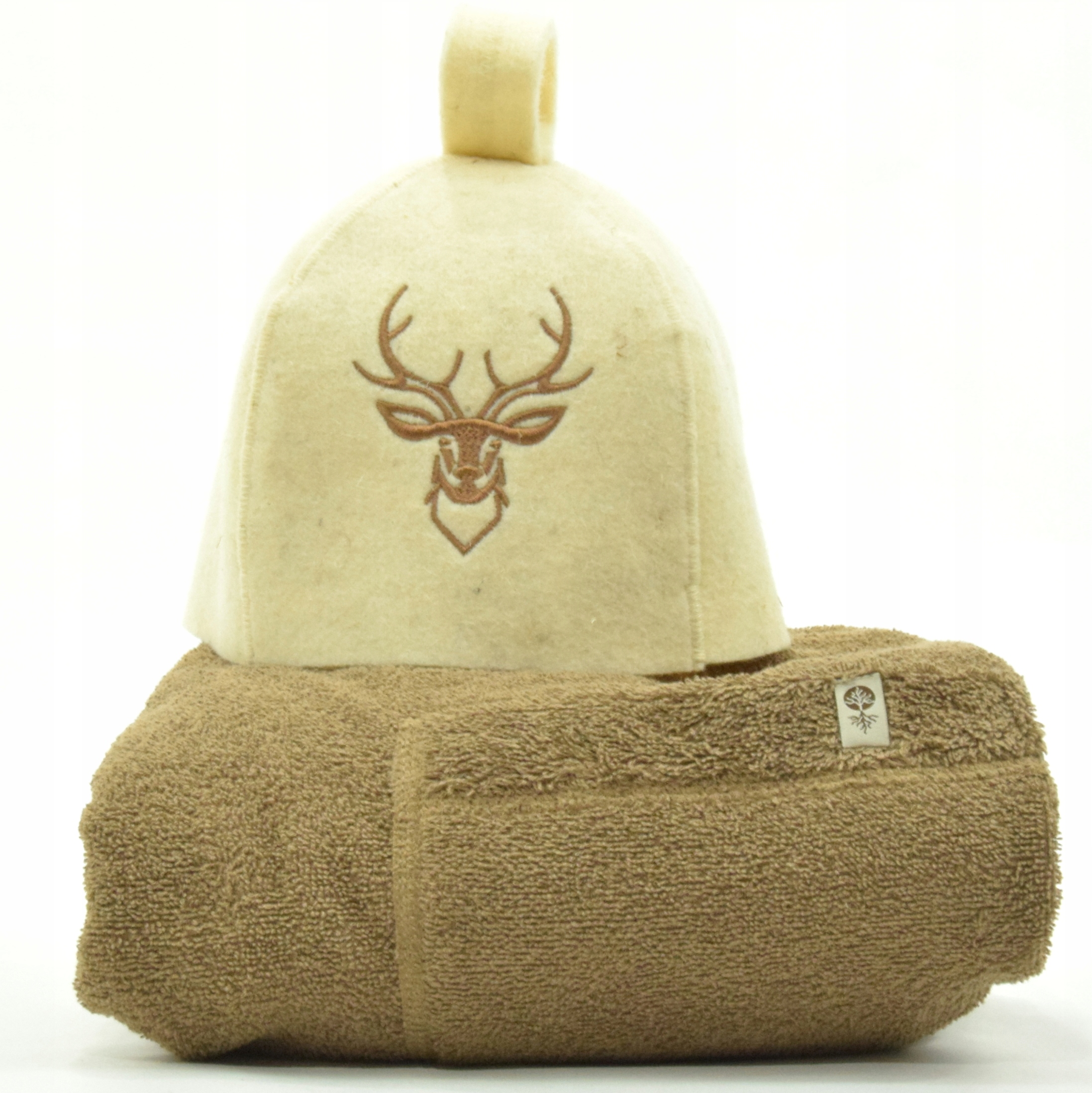 

Zestaw męski do sauny- Ręcznik/kilt, czapka -XL