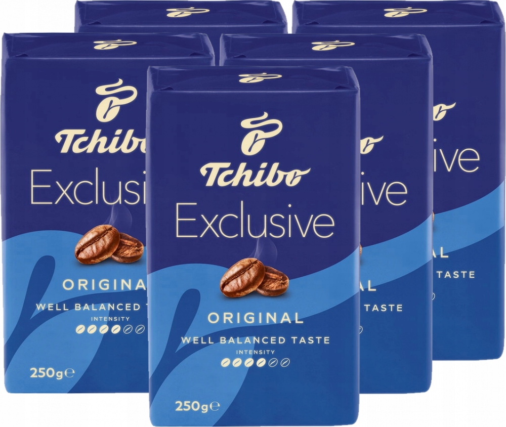 Kawa mielona Tchibo Exclusive 250g x5