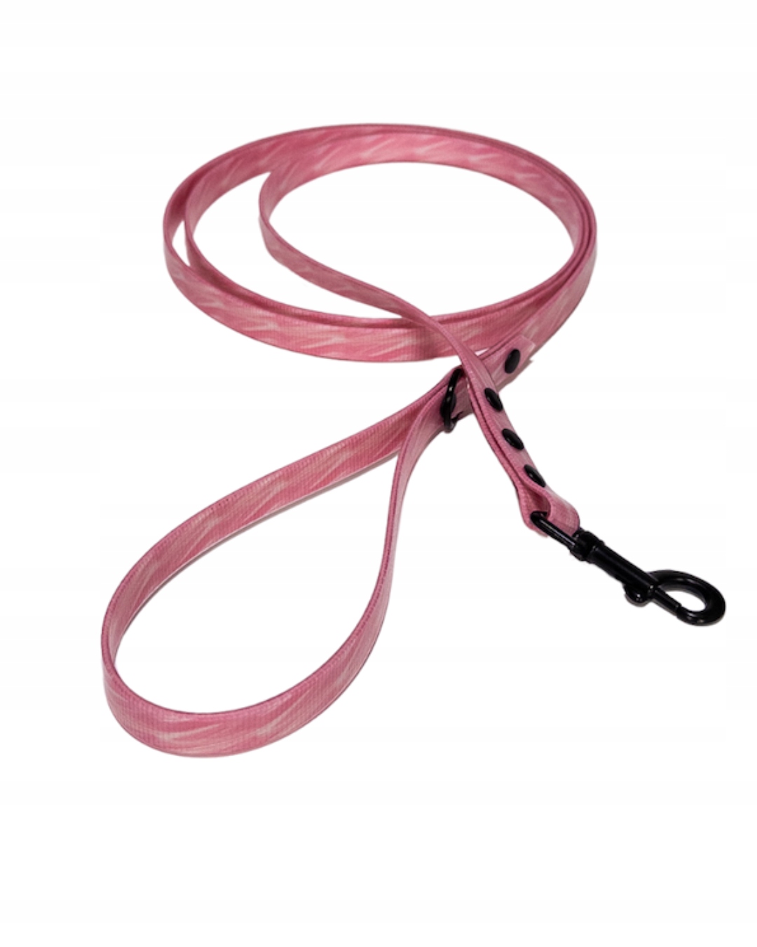 Levně odolné vodítko pro výcvik psů 5 m černé kování růžové