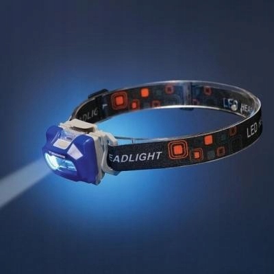 

Tiross Latarka Czołowa Wodoodporna 3W+1,5W Cob 3xA