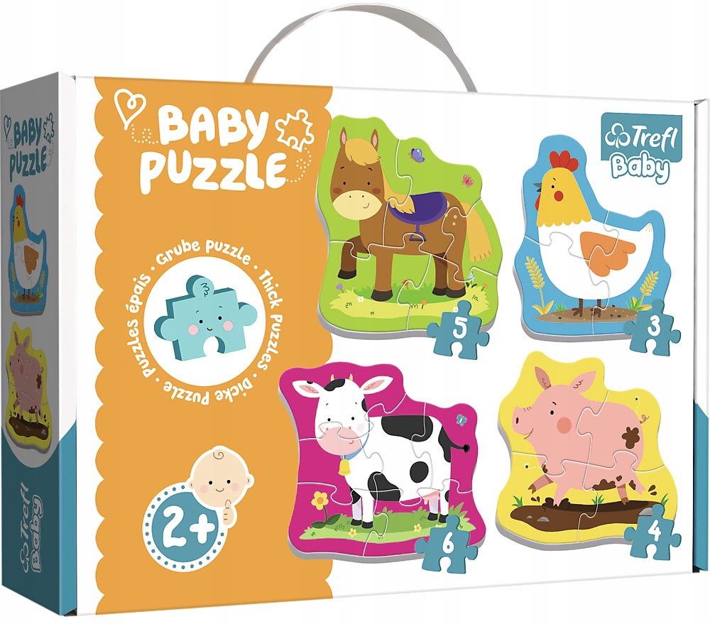 

Trefl puzzle baby zwierzęta na wsi kształtowe 2+