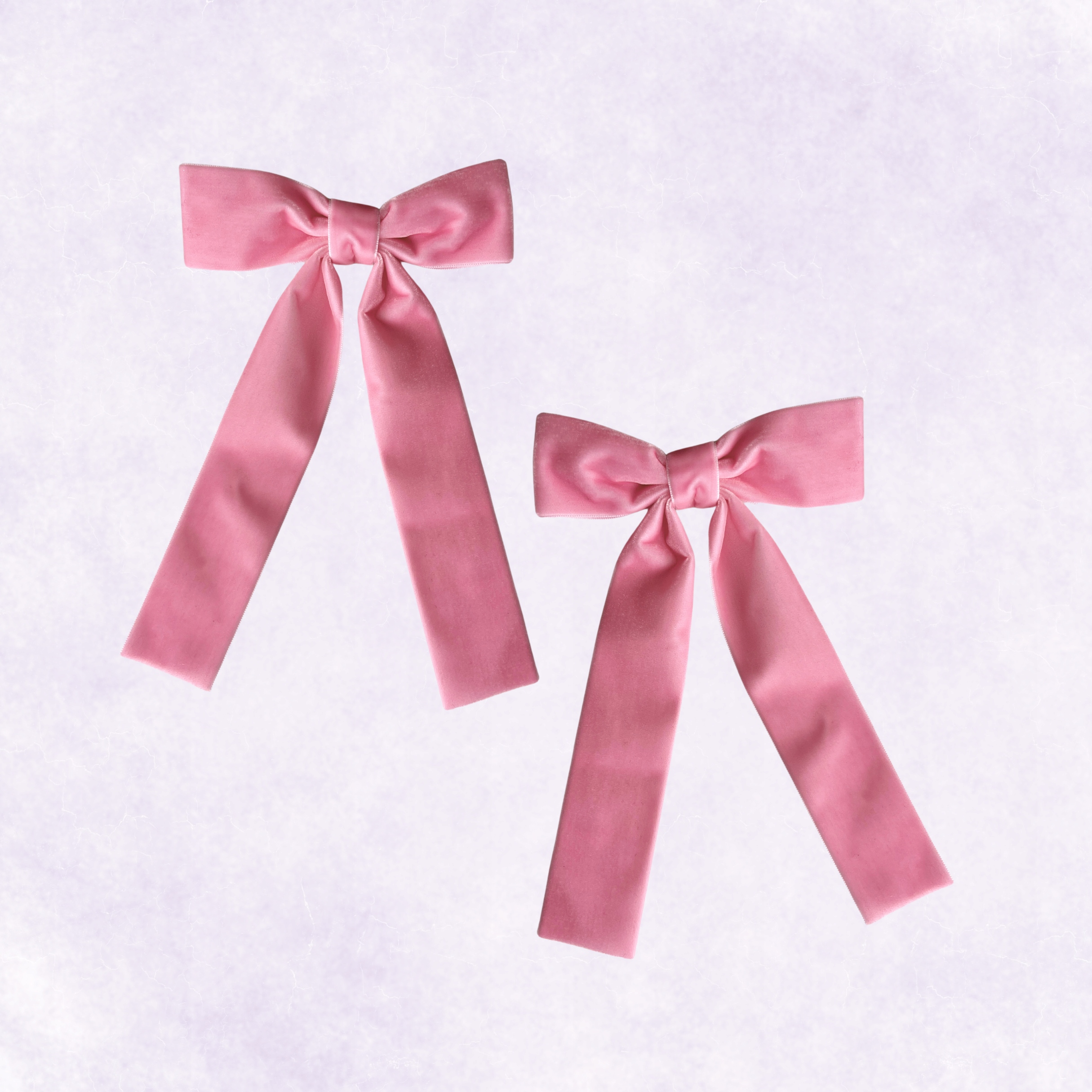 Elegancka Aksamitna Kokardka Do Włosów Różowa Stan opakowania oryginalne