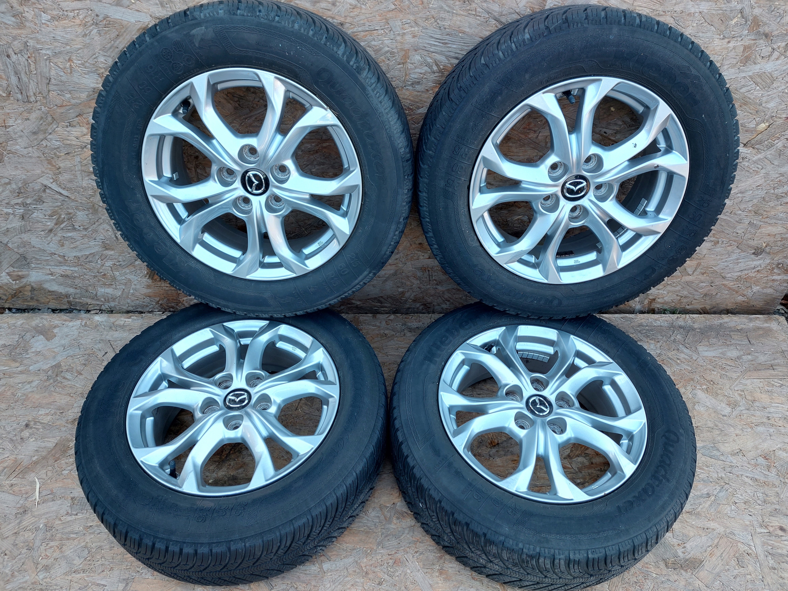 CX-3 АЛЮМІНІЙ ДИСКИ ШИНИ 215/60/16 КОЛЕСА 16'' АЛЮС