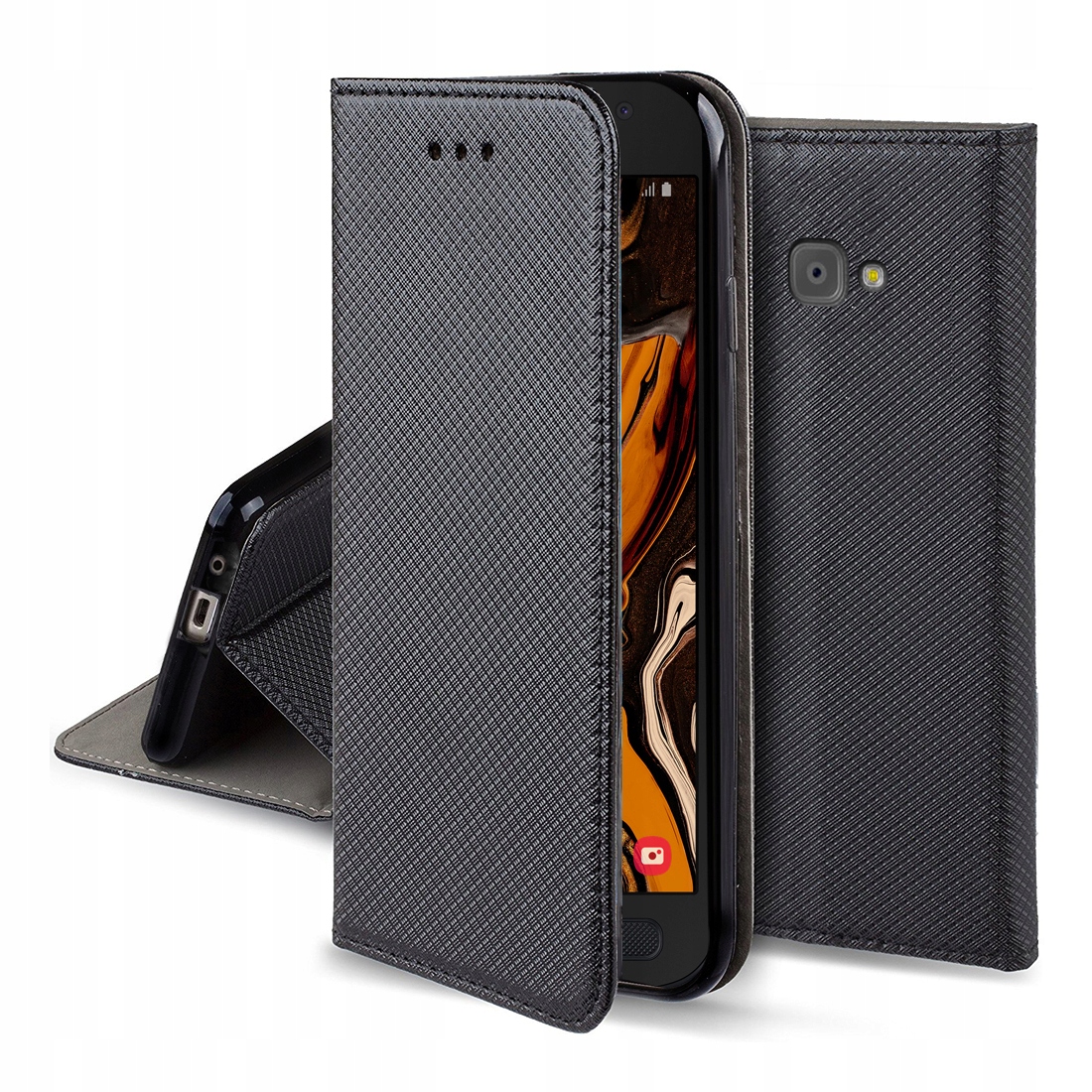 

Etui do Samsung Galaxy Xcover 4 magnet Case +szkło