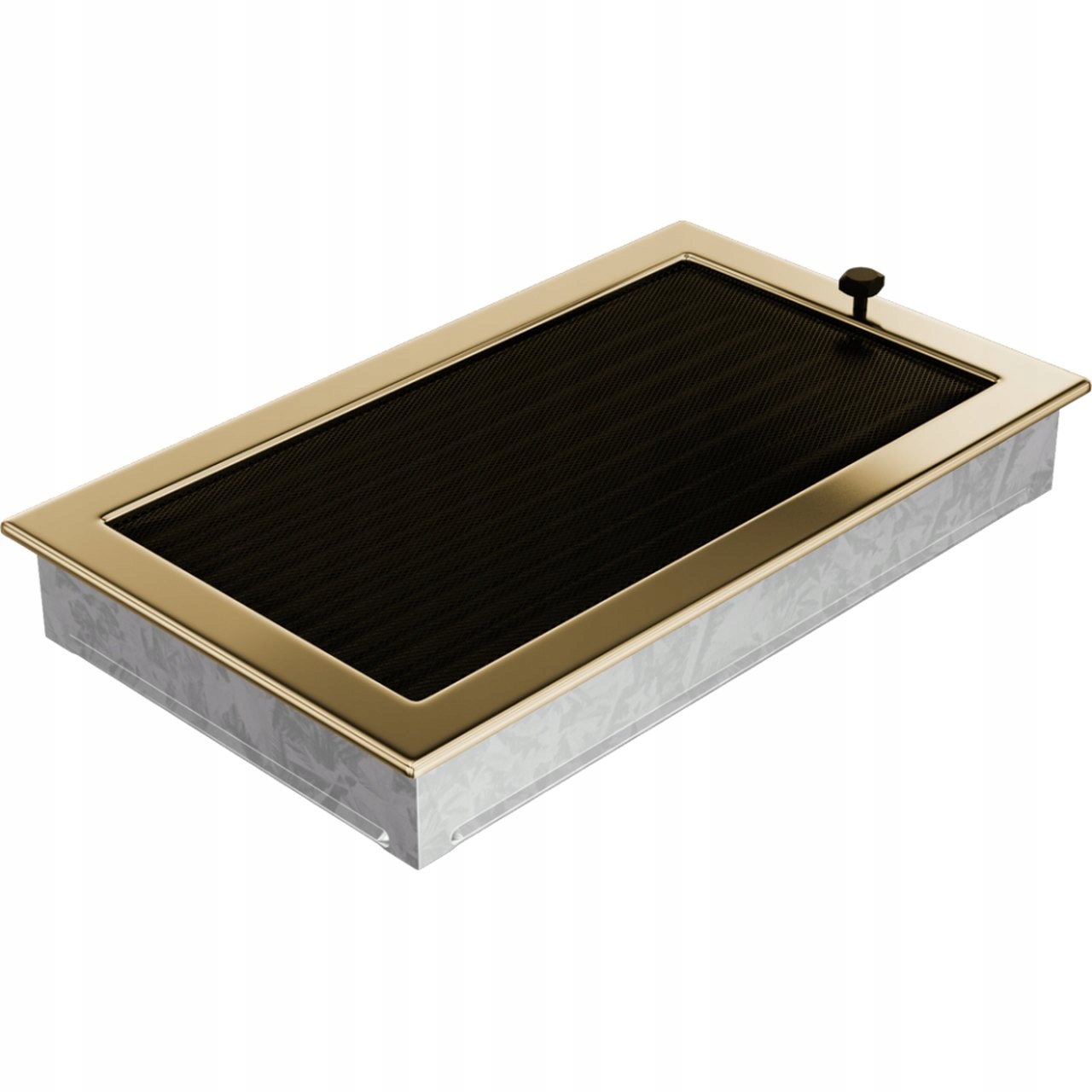 Ventilační mřížka 22x37 pozlacená s reliéfem