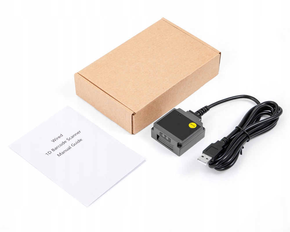 CZYTNIK KODÓW KRESKOWYCH PRZEWODOWY USB VIRTUAL COM AUTOMATYCZNY KOMPAKTOWY Waga produktu 170 g