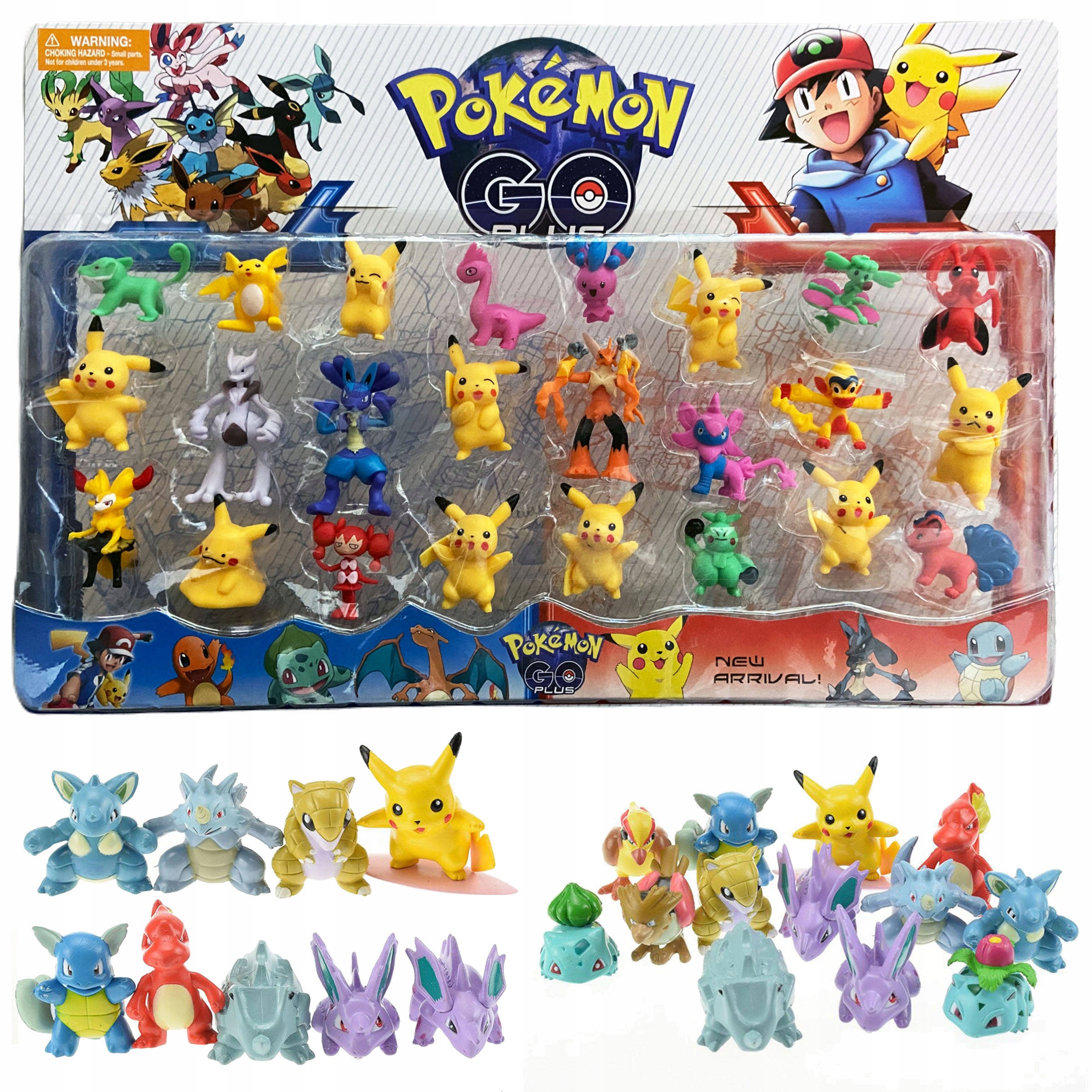 

Pokemon Go Figurki Zestaw Figurek 24szt Pokemony