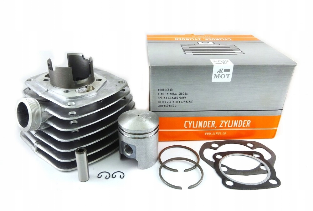 

Cylinder Wsk 125 Almot Tłok AK20 Owalizowany