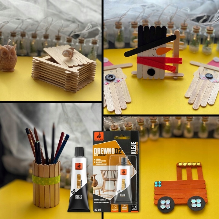 Klej do drewna WIKOLOWY D2 500ml DRAGON Marka Dragon