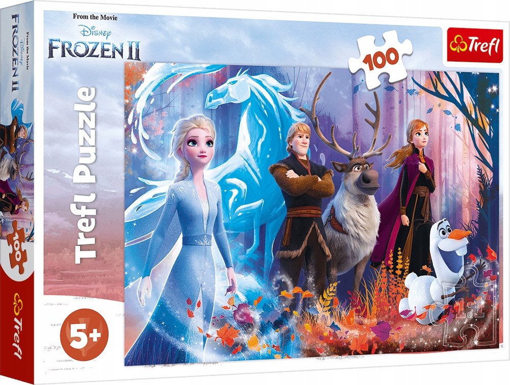 

Puzzle 100 el Frozen 16366 Magia Krainy Lodu Trefl