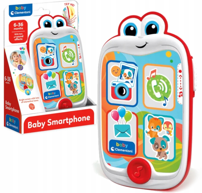 

Clementoni Interaktywny Telefon Smartfon 6-36m