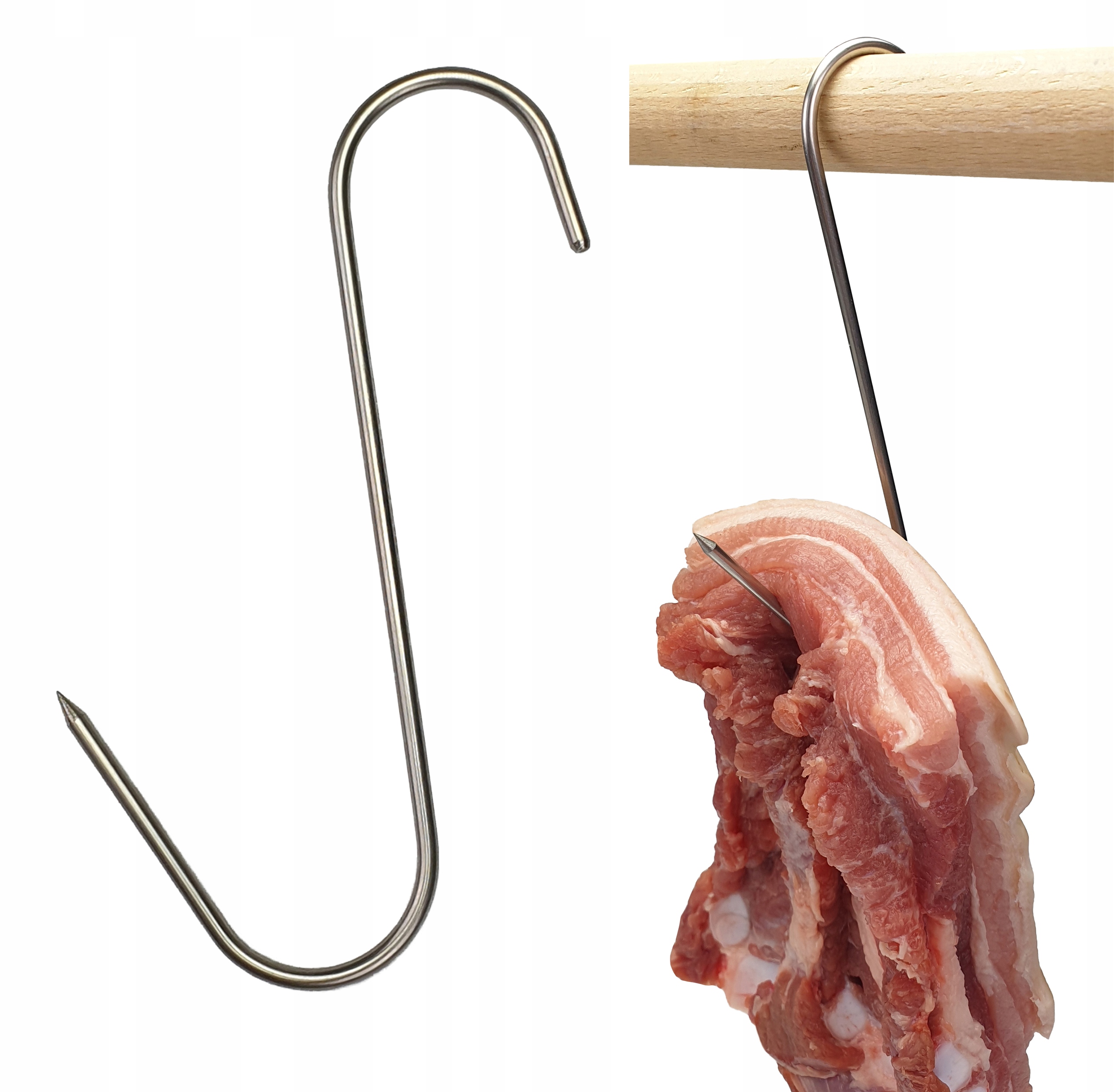 

S-312 Hak haki 12cm do wędzenia wędlin wędzarnicze