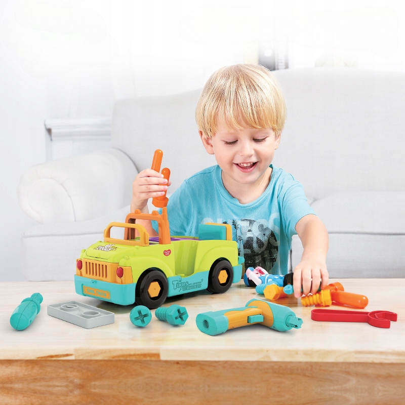 AUTO DO ROZKRĘCANIA ZESTAW MAJSTERKOWICZA MECHANIKA KLOCKI KONSTRUKCYJNE Marka M-IMP