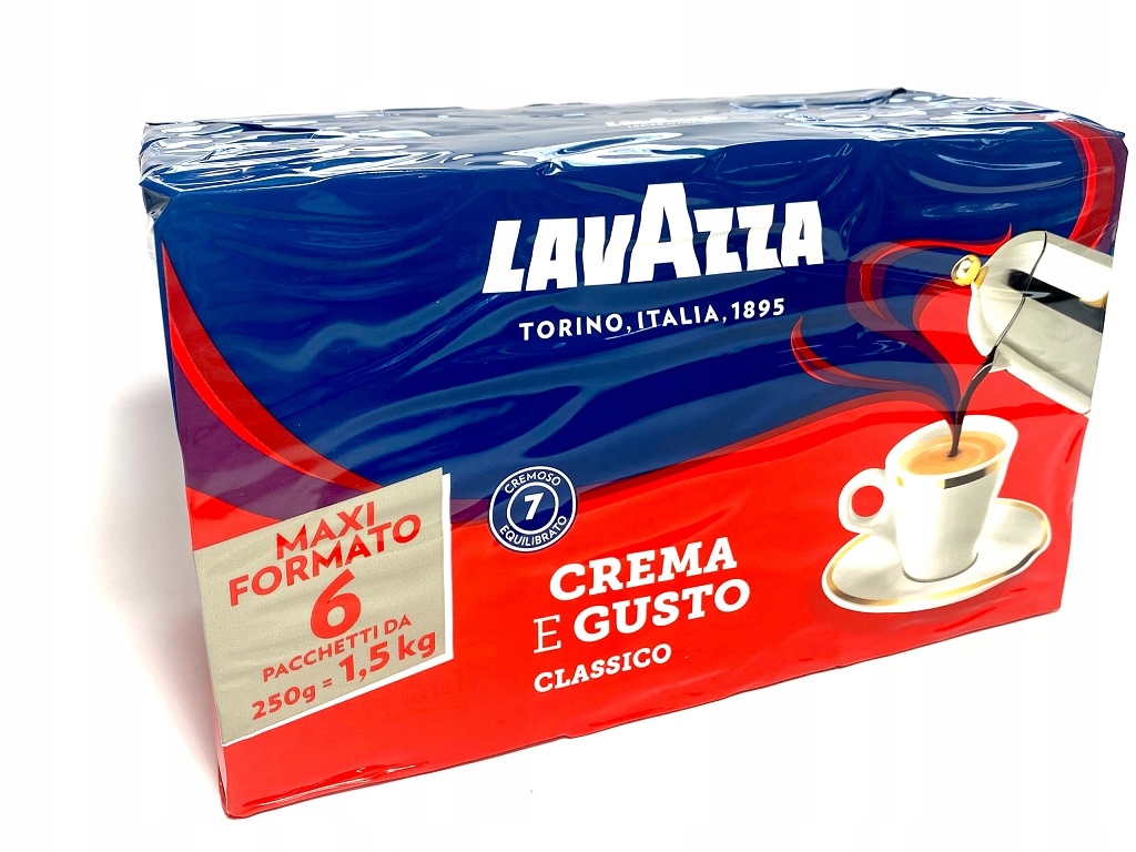 Lavazza Crema E Gusto Kawa Mielona 6X250G 1500G