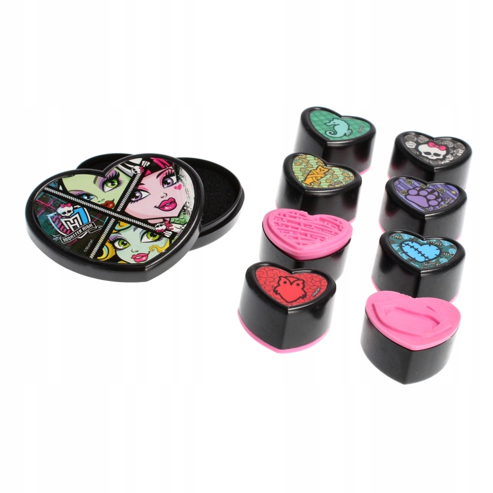 Pieczątki Monster High MEGA CREATIVE 298285 Materiał plastik