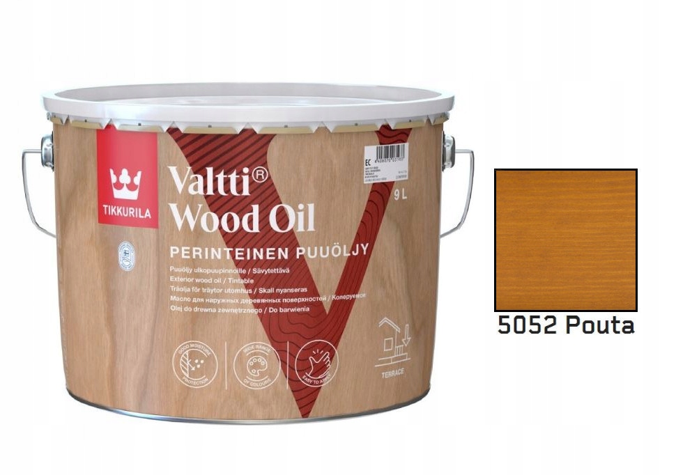 TIKKURILA Olej drewna Valtti Wood Oil 9l 5052