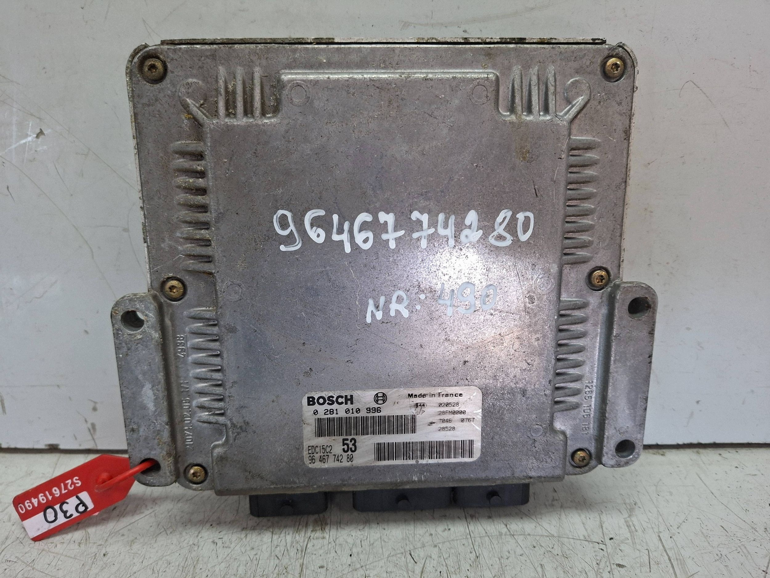 computer 0281010996 9646774280 Citroen Peugeot 2..0 HDI 8V