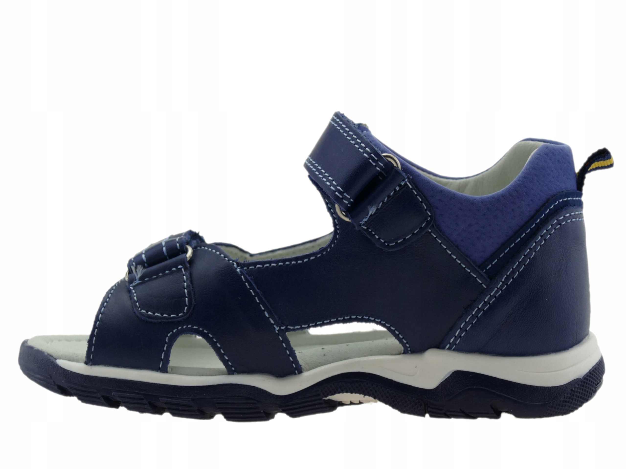 SANDAŁY CHŁOPIĘCE SKÓRZANE BUTY DZIECIĘCE RZEPY 35 Kod producenta AC2