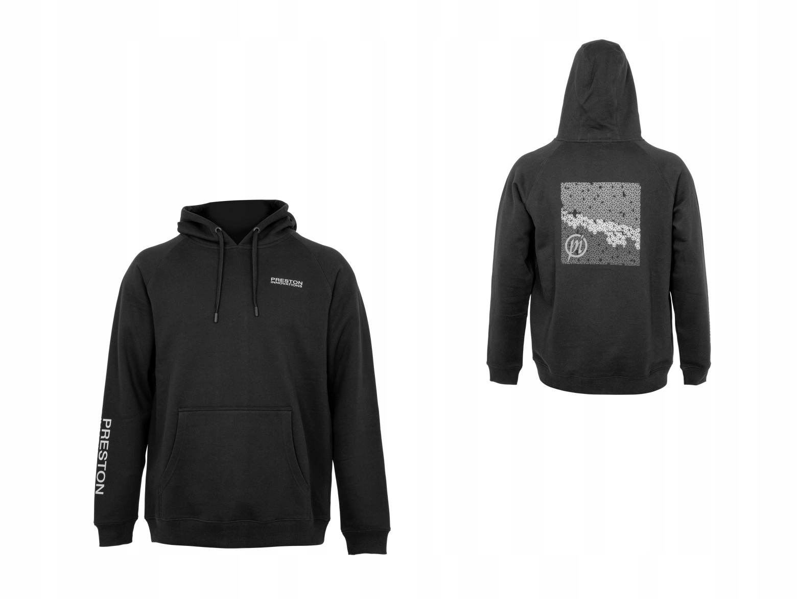 Mikina S Kapucí Preston Black French Terry-xl