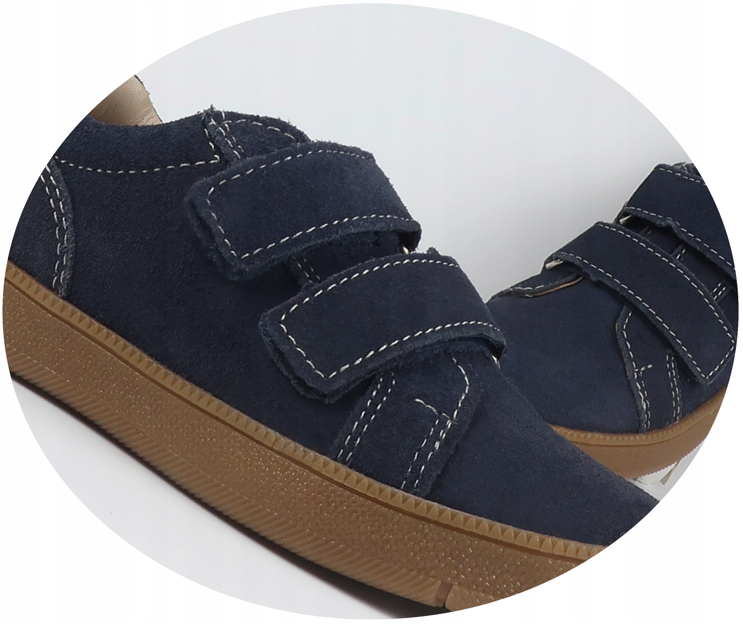 RENBUT DZIECIĘCE PÓŁBUTY TRZEWIKI SKÓRZANE 29 Kolor niebieski