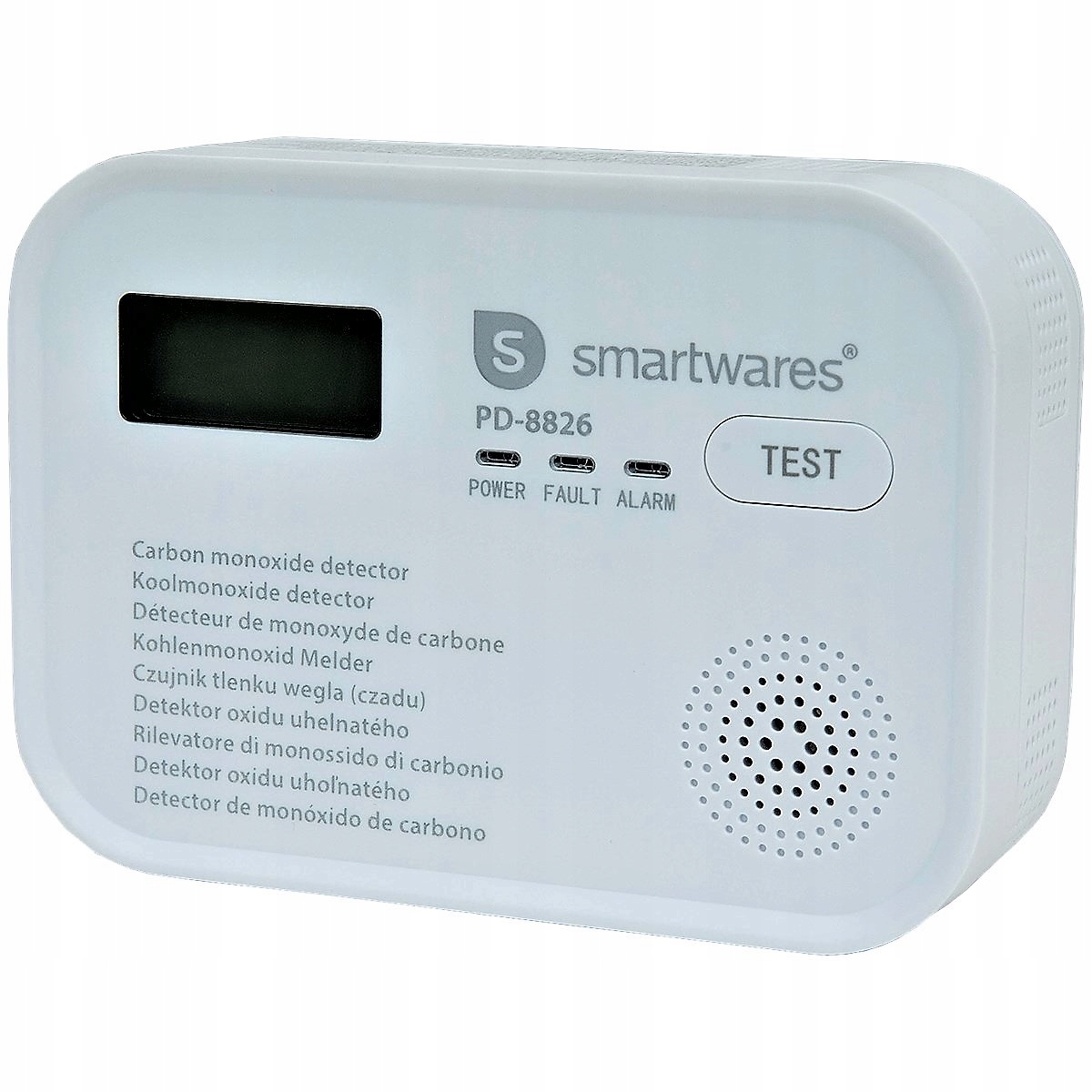 

Czujnik czadu tlenku węgla Bateryjny Smartwares