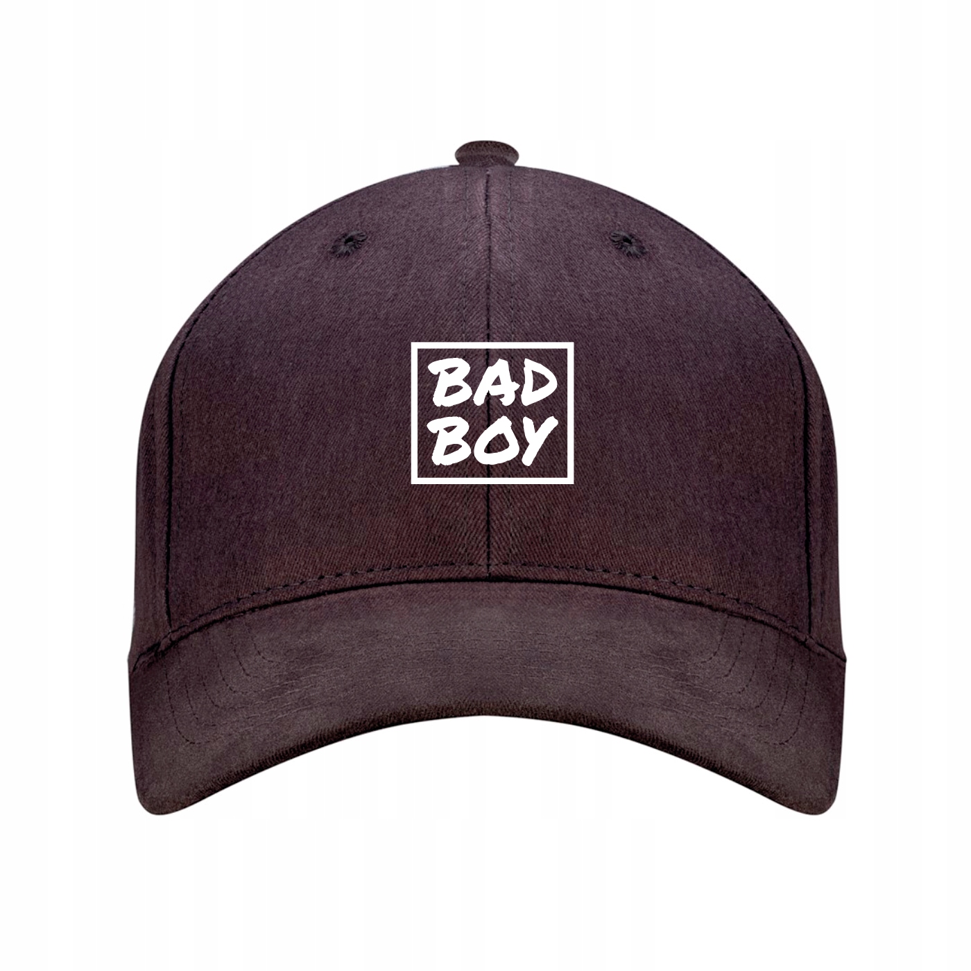 CZAPKA Z DASZKIEM I METALOWYM ZAPIĘCIEM Z NADRUKIEM BAD BOY HAFT