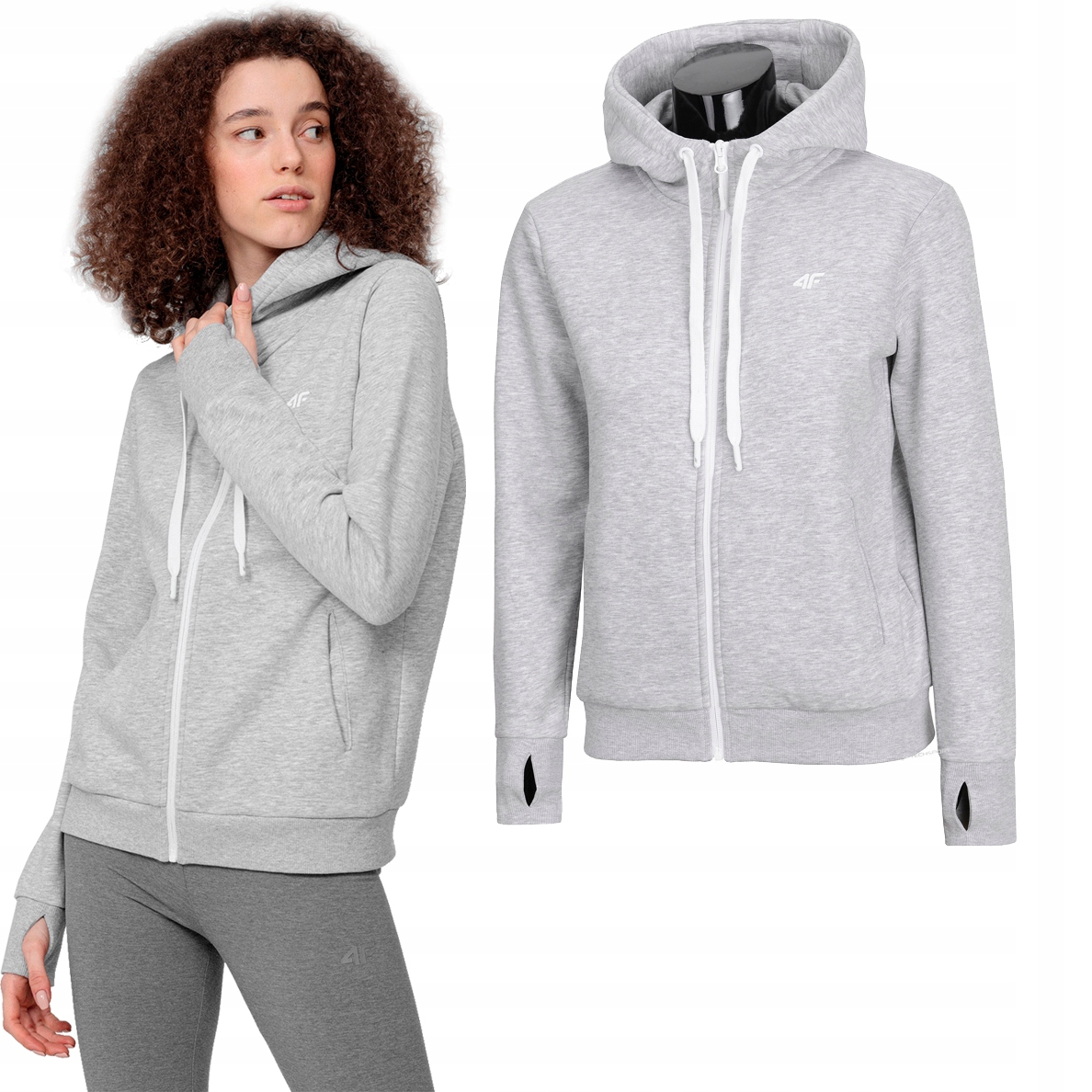 

4F Damska Bluza Bawełniana BLD353 / rozm XXXL