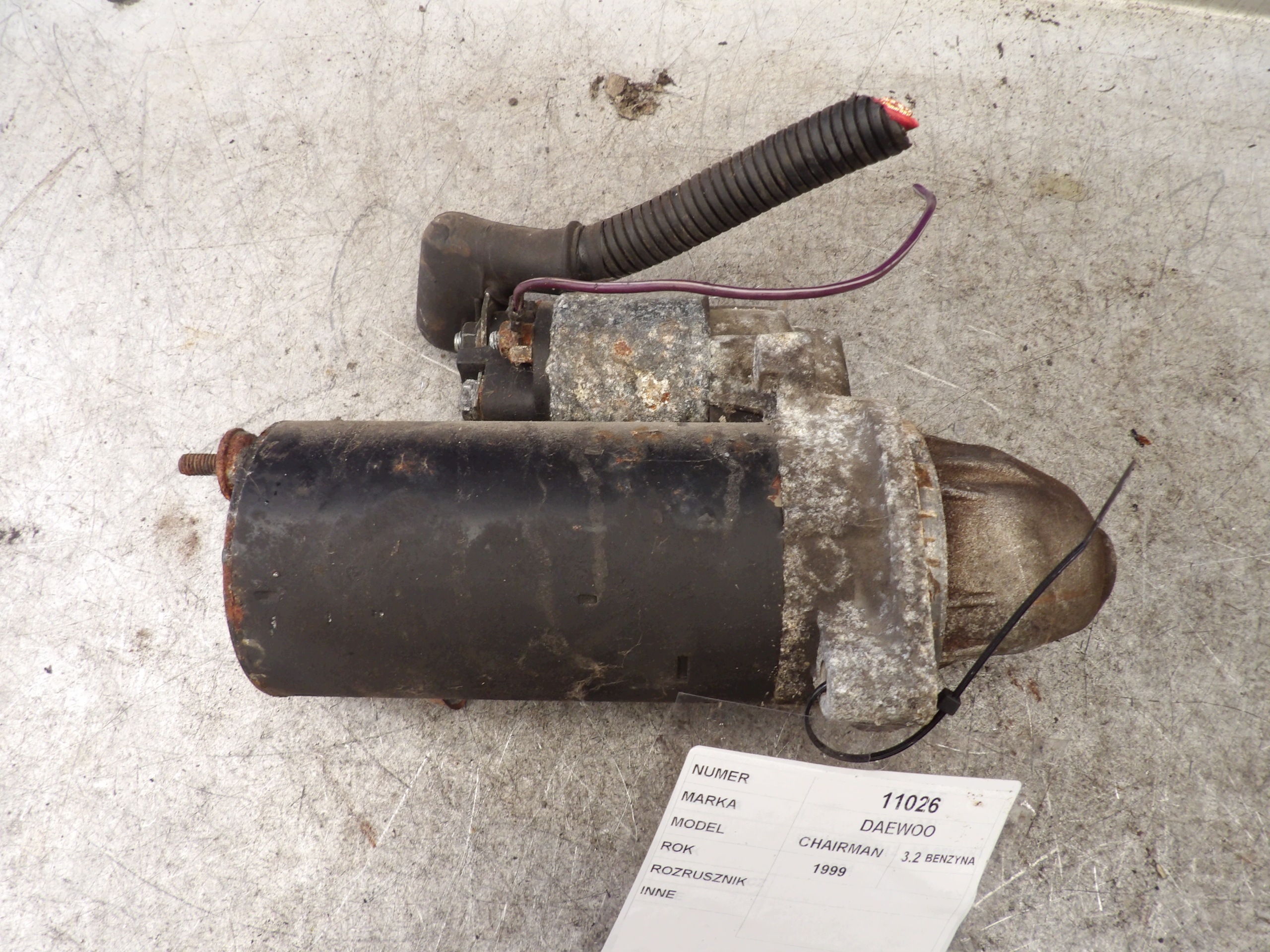Daewoo chairman, Mercedes 3,2d starter