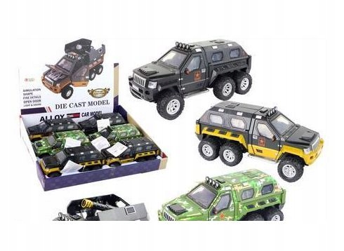 AUTO Z ARMATĄ W ŚRODKU DŹWIĘK I ŚWIATŁO 3 KOLORY