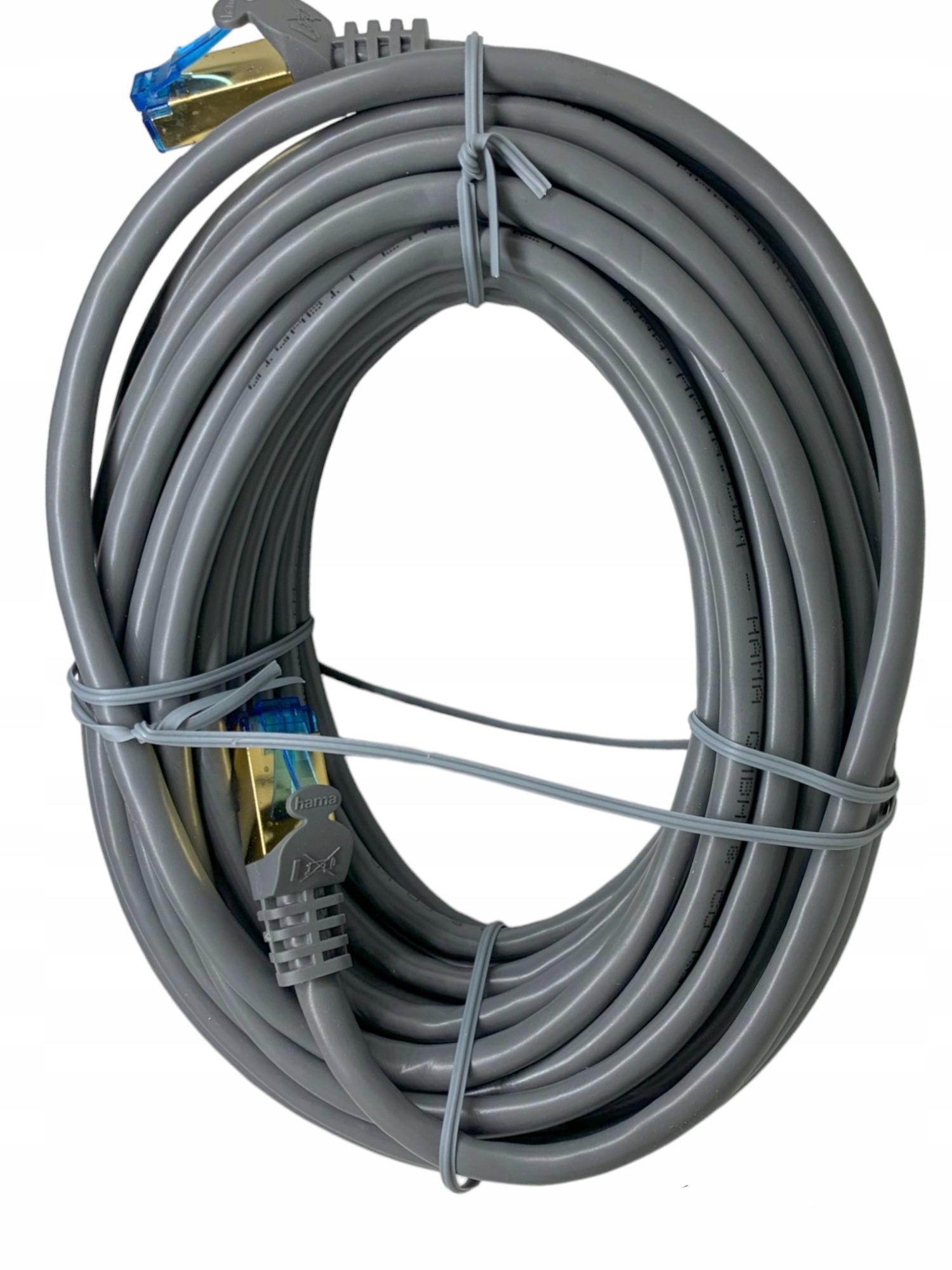KABEL SIECIOWY LAN ETHERNET RJ45 CAT 6 HAMA 10 M GOLD INTERNETOWY EAN (GTIN) 4049298472454