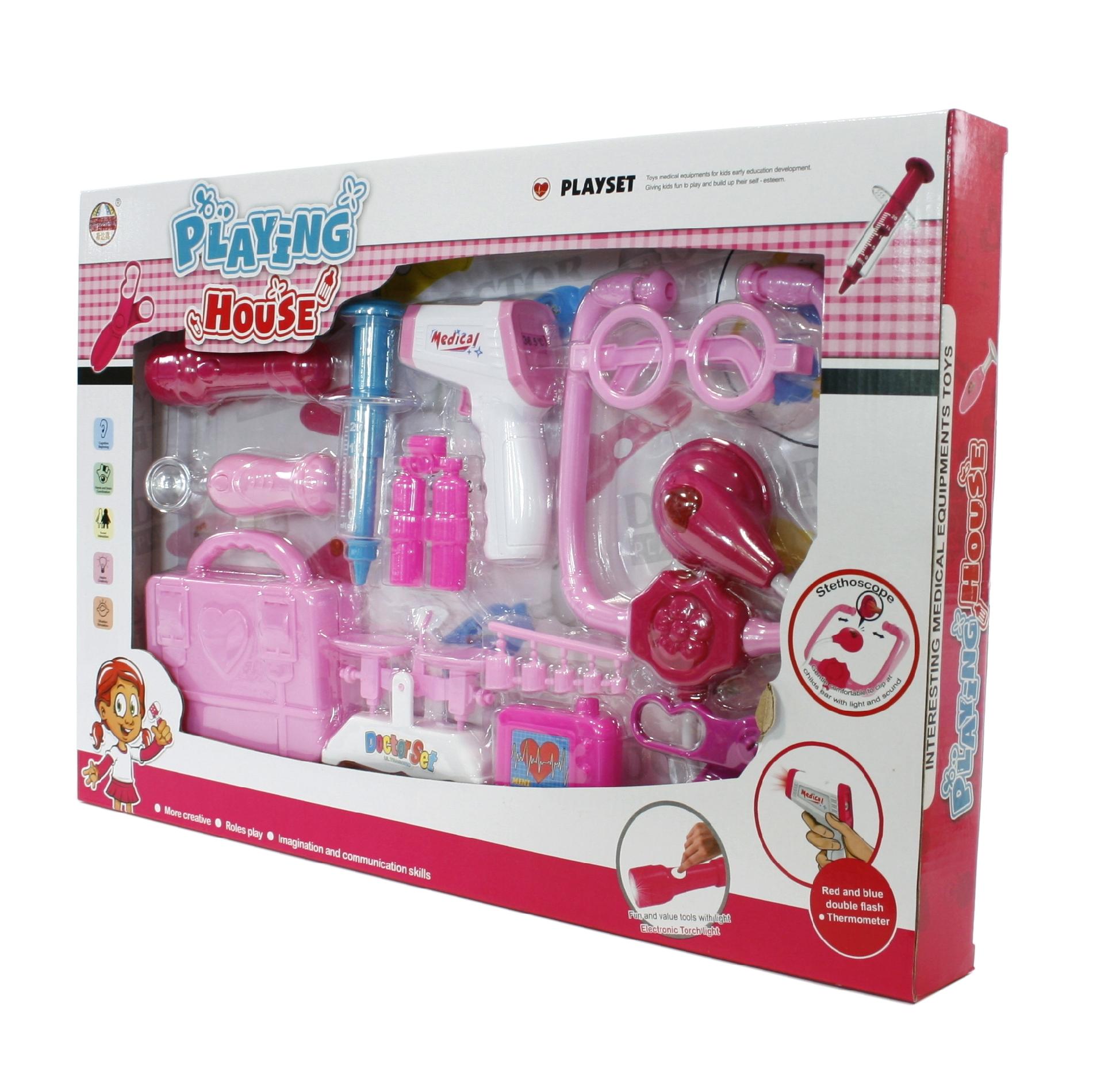 

Zestaw Małego Lekarza doktora Stetoskop Termometr