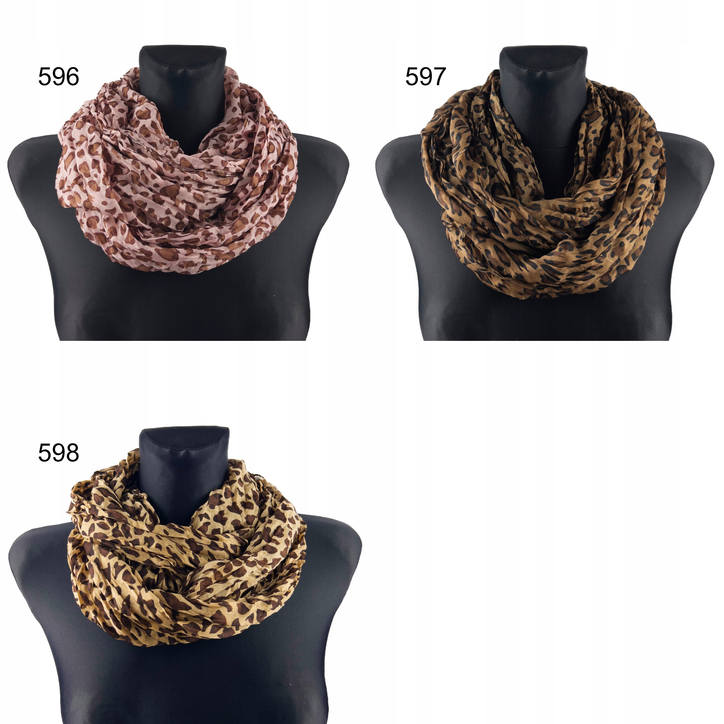 PANTERA damski szalik komin w cętki apaszka PANTERKA ---- wzory i kolory Płeć kobieta