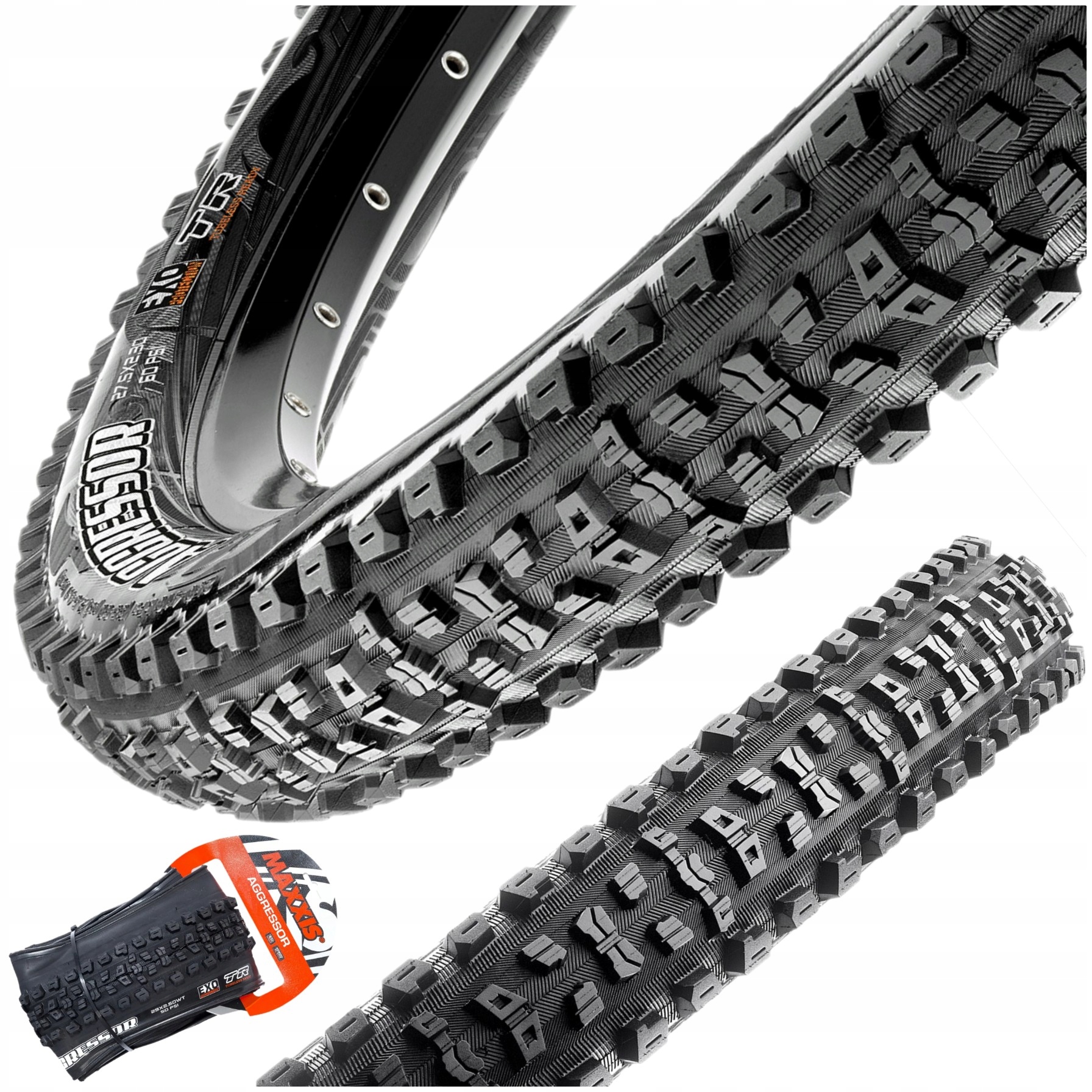 Plášť Na Kolo 29x2,50WT Maxxis Aggressor Tr/dd Skládací (63-622) 2x120TPI