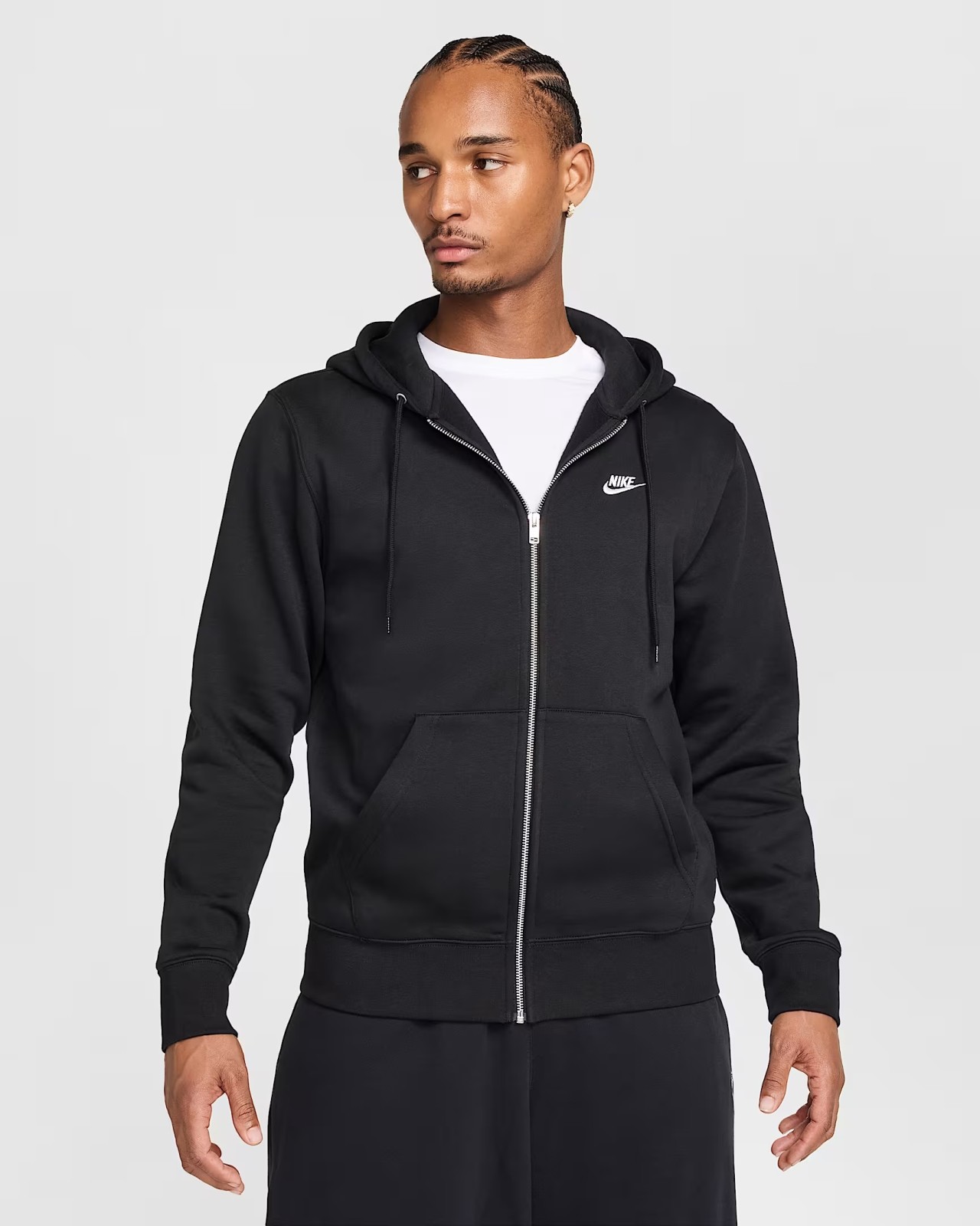 Pánská mikina Nike Club Pánská Full-Zip Fleece Hoodie