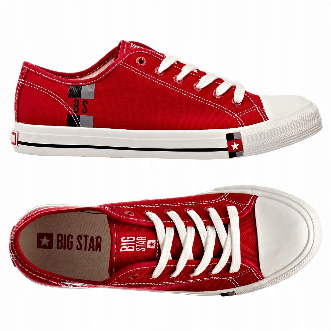 

Trampki męskie Big Star buty niskie Czerwone 41