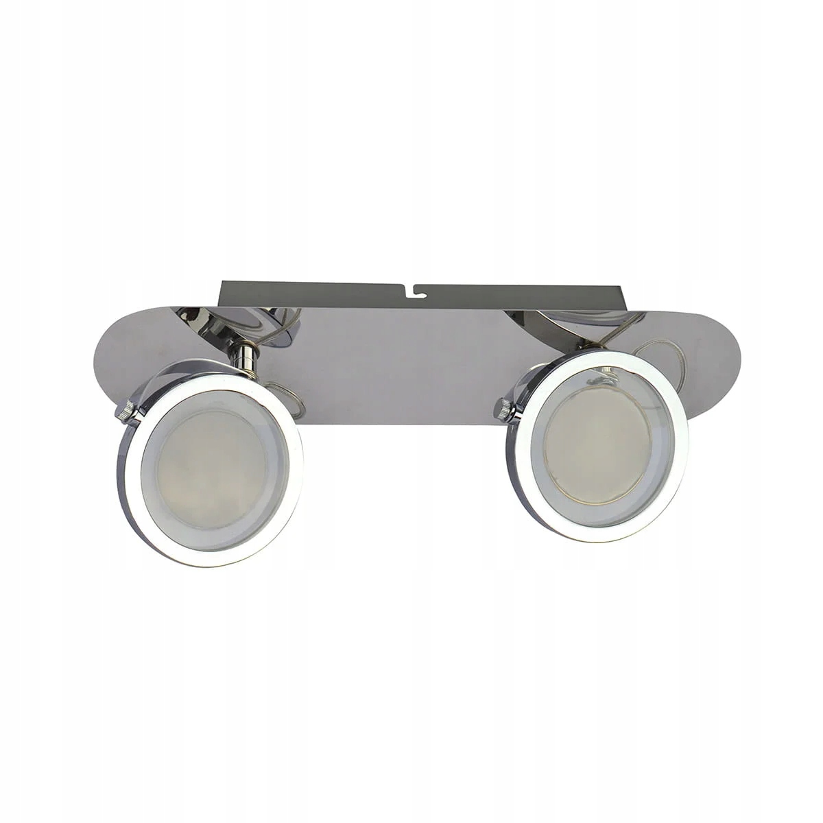 Stropní Led lampa dvojitá, nastavitelná, chrom 3000K Italux