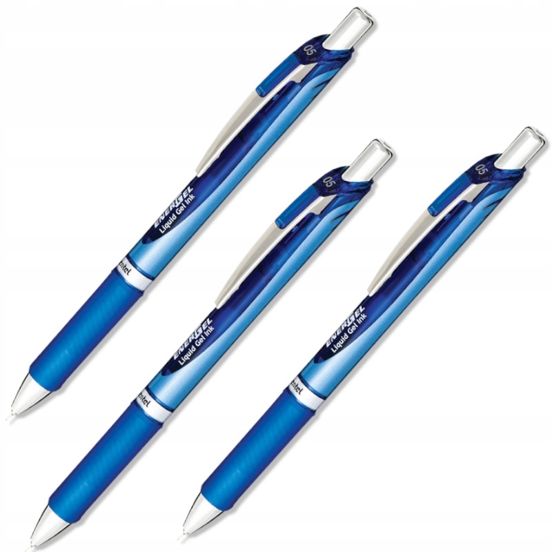 

Cienkopis Kulkowy 0,5mm 3szt Pentel Niebieski