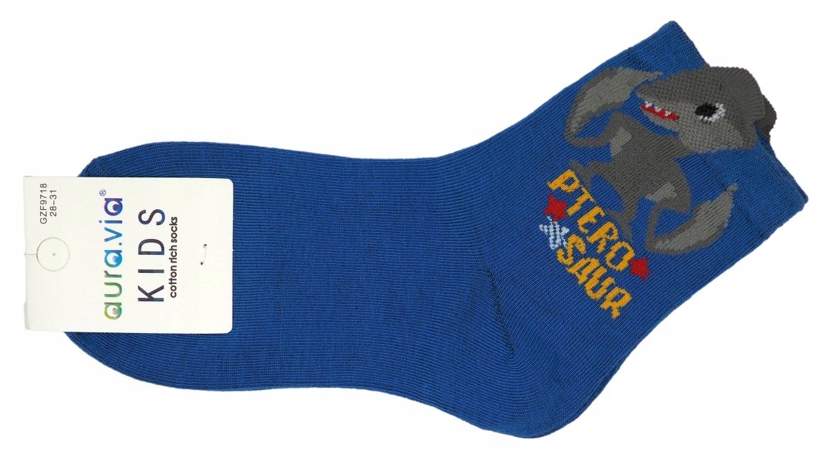 

Skarpety chłopięce dinozaur 1 para 32-35 Auravia