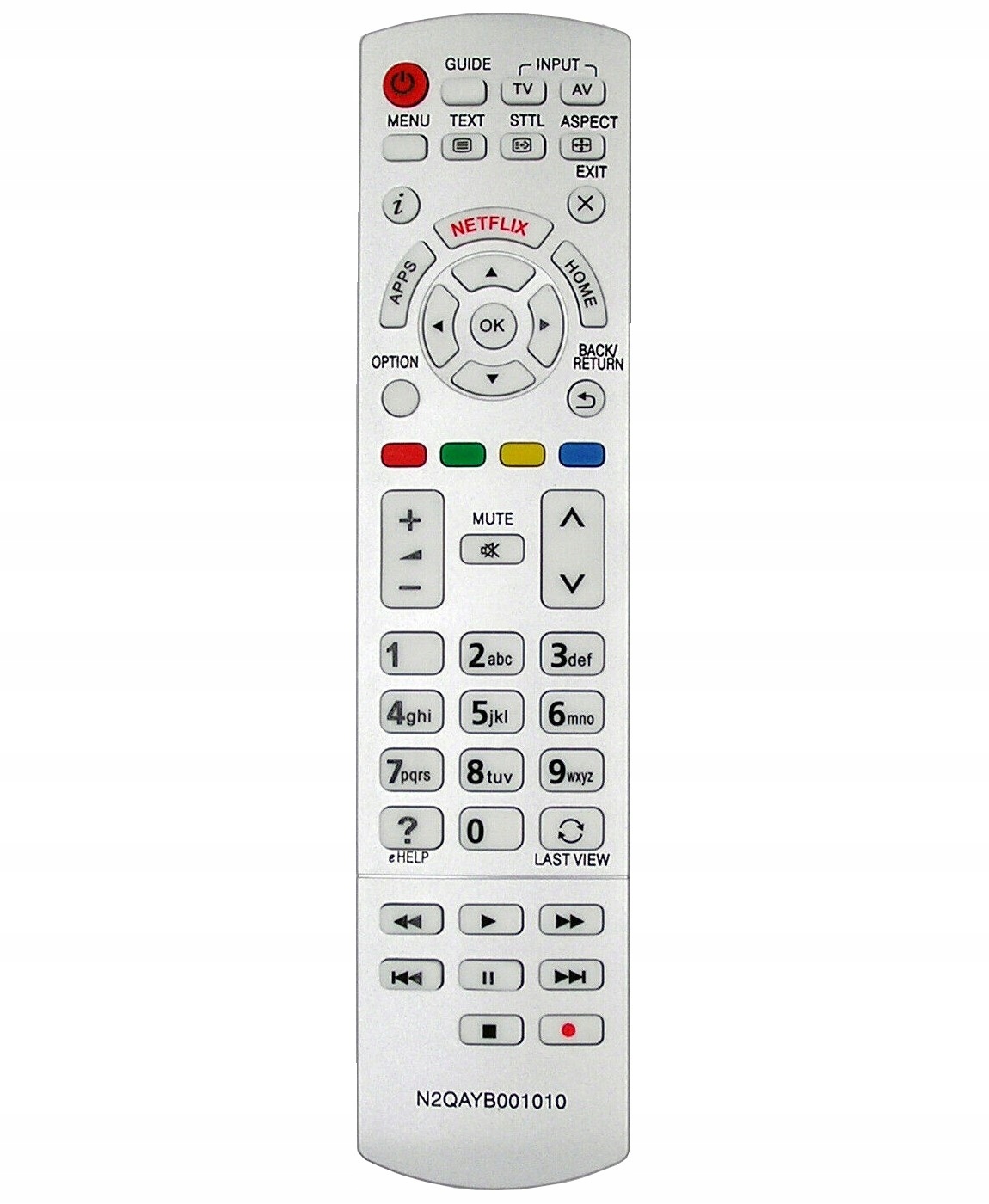 

Pilot Do Panasonic N2QAYB001010 Netflix High Hq