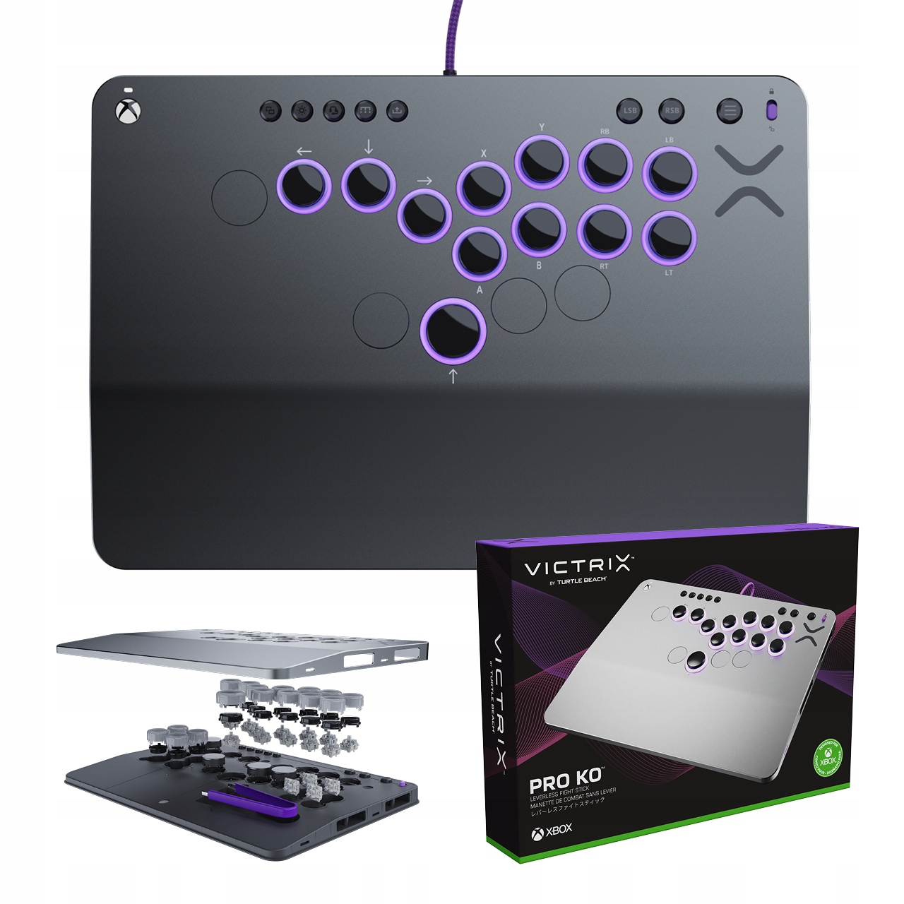 Kontroler Turtle Beach Victrix Pro fight stick do konsoli xbox series
