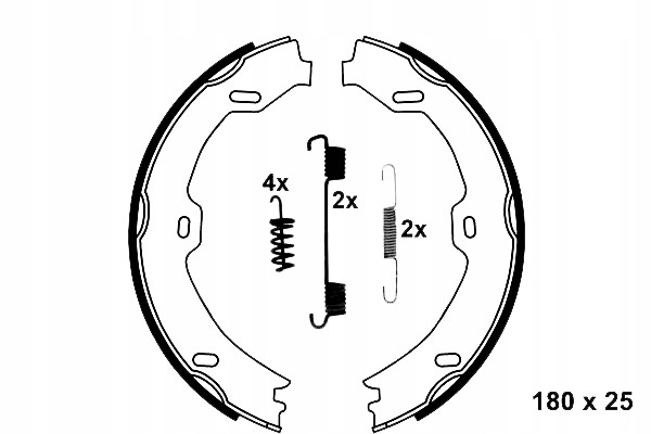 Ate Brzdové Čelisti Sada Ate Zadní Mercedes Cls (C219) Řidičský asistent #28