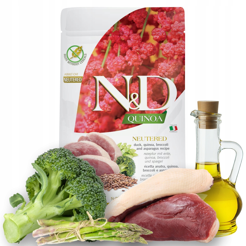 Nd Quinoa Duck Neutered 1,5kg Cat Adult