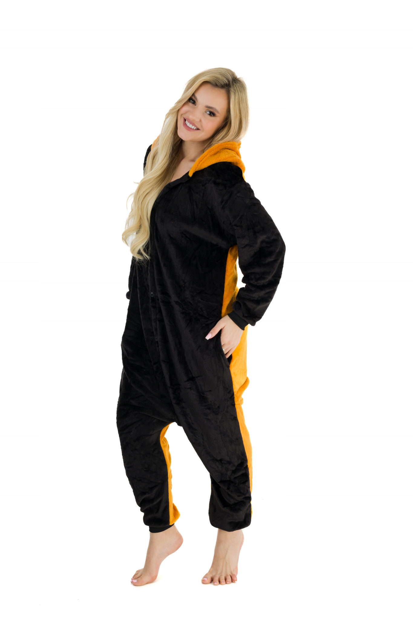 ONESIE KOMBINEZON PIŻAMA DAMSKA MĘSKA CZERWONA PANDA 148-158 [S] Rozmiar S