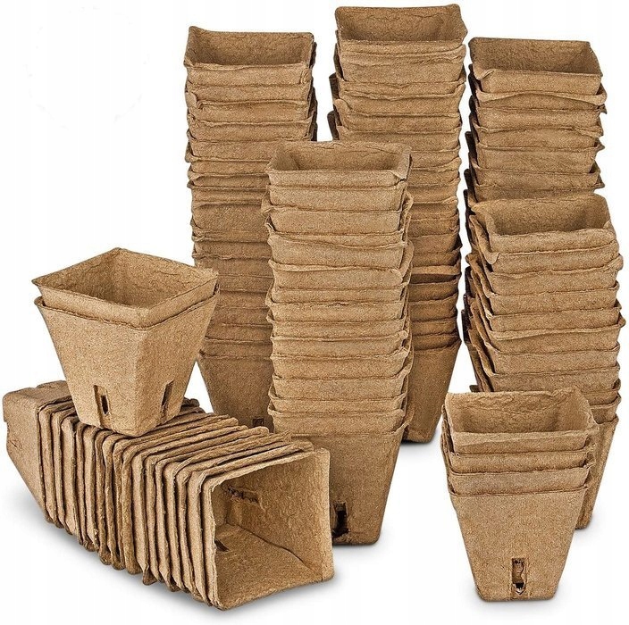 Doniczki biodegradowalne 60szt 100% NATURALNE TORFOWE ROZSADOWE EAN (GTIN) 5905620014039