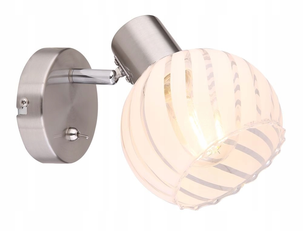 Reflektorová nástěnná lampa s vypínačem Willy Globo