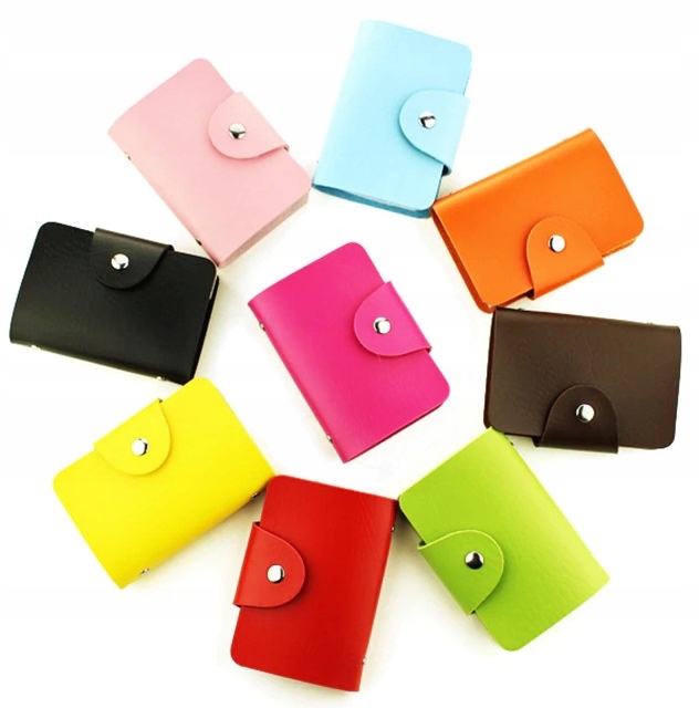 Etui na karty kredytowe, prawo jazdy, dowód kolorowe